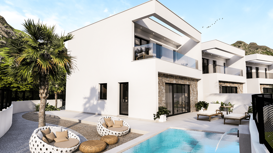 Nieuw gebouwde villa’s met zwembad